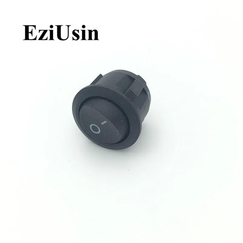 1pcs On-Off KCD1-105 2Pin 3Pin Black Red Round Boat Car Rocker Switch 6A 250V 10A 125V AC Button On-Off-On KCD1-2
