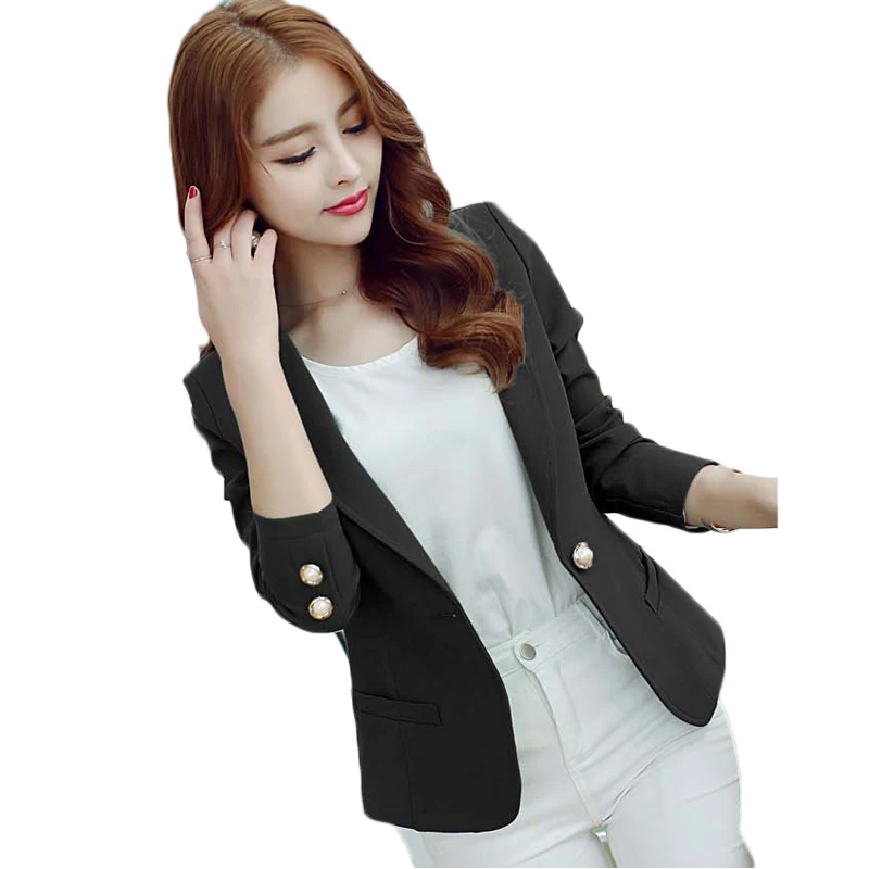 OHRYIYIE Green/Yellow Single Button Ladies Blazers Women 2023 Spring Autumn Women Suit Jackets Blazer Femme Office Tops Coats