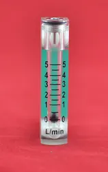 LZQ-1 1-5LPM plastic air flowmeter (H=70mm Oxygen flow meter) without valve.