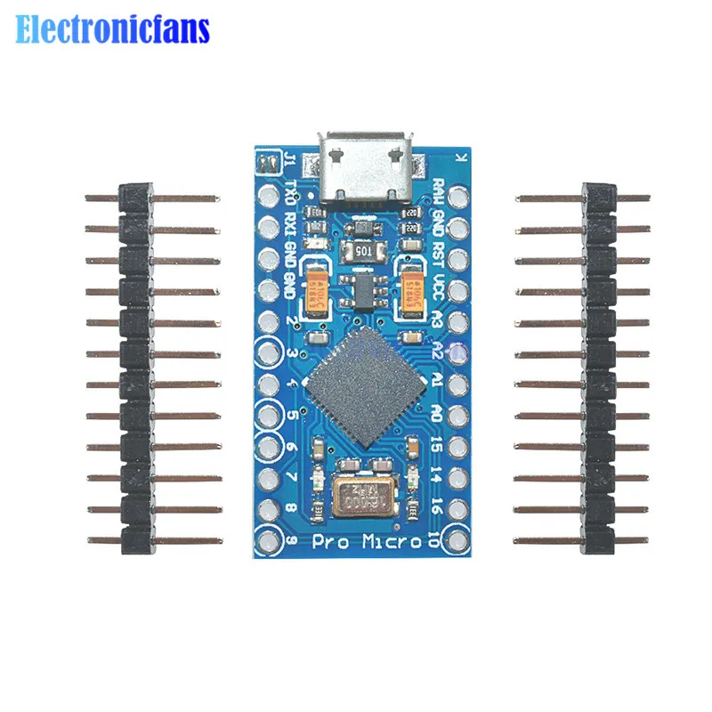 Pro Micro ATmega32U4 Micro USB Interface 5V 16MHz Board Module Repalce ATmega328 For Arduino For Leonardo R3 Pro Mini Nano V3.0