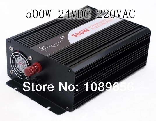 

high quality 500w Pure Sine Wave Power Inverter 24VDC to 220VAC dc24v to ac 220v Power inverter Car Inverter Converter