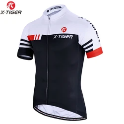 X-TIGER Summer Short Sleeve Pro Cycling Jersey Mountain Bicycle Clothing Maillot Ropa Ciclismo Racing Bike Clothes Jerseys