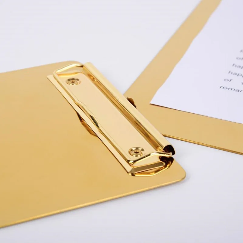 writing splint  Golden Stainless Steel Folder menu