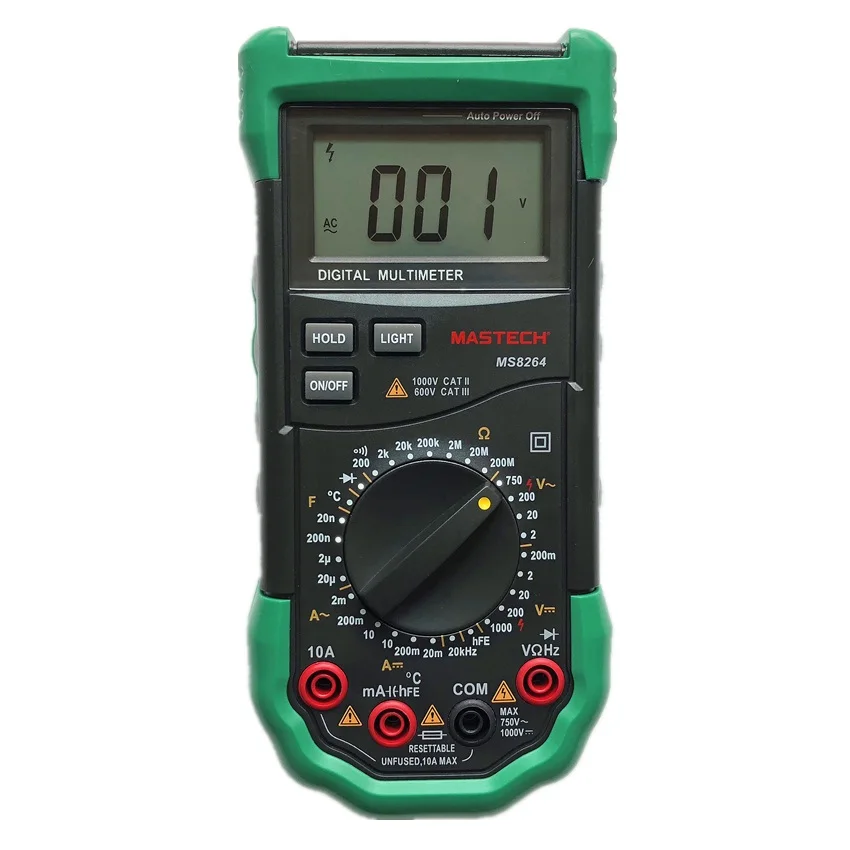 

Mastech MS8264 Digital Multimeter Capacitance Frequency Temperature Meter Multimetro Multitester Protection Circuit Anti-Burn