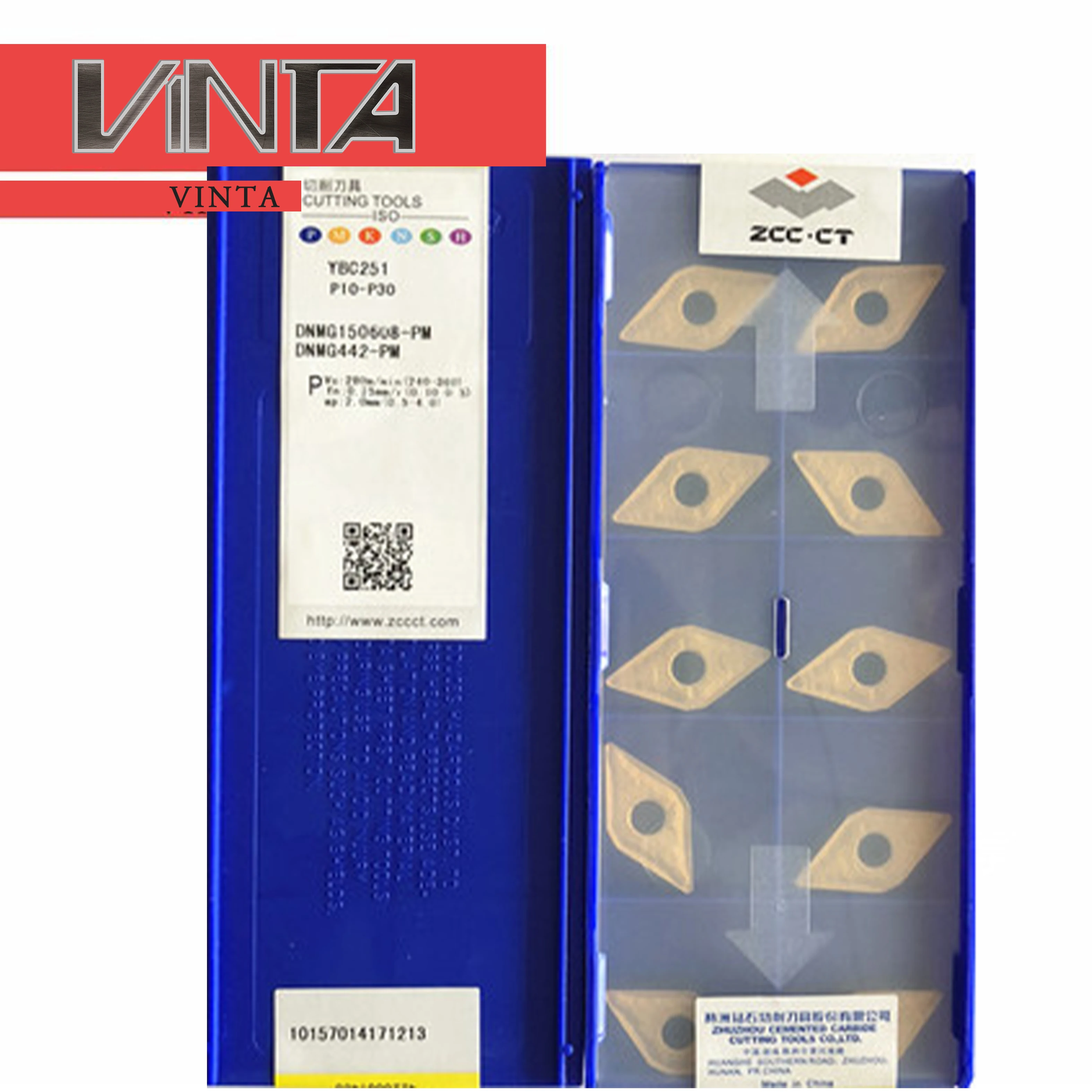 

10pcs/lot YBC251 YBC151 YBC152 DNMG150408-PM CNC Carbide Turning Insert Milling Blade Cast Iron