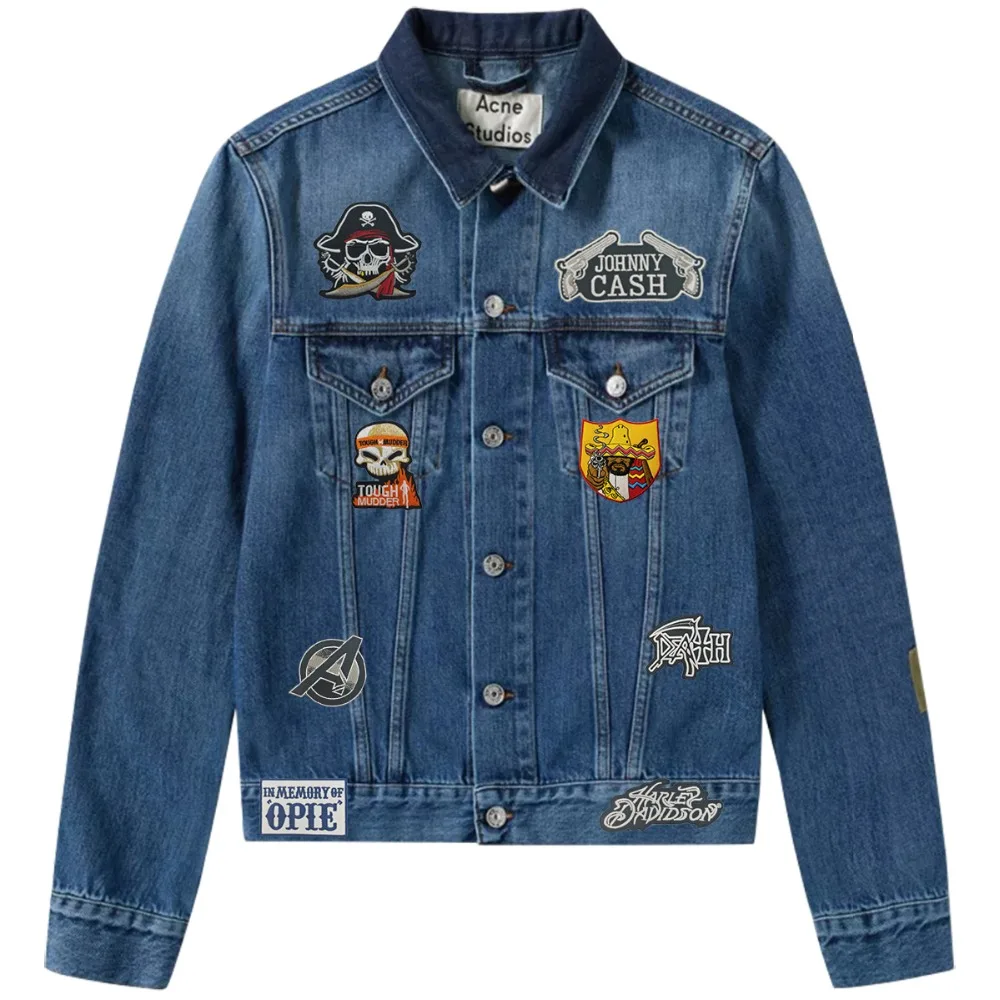 Gorąca nowa kurtka przednia Bandidos Shield MC Punk Biker Patch IRON ON VEST LEATHER 4\