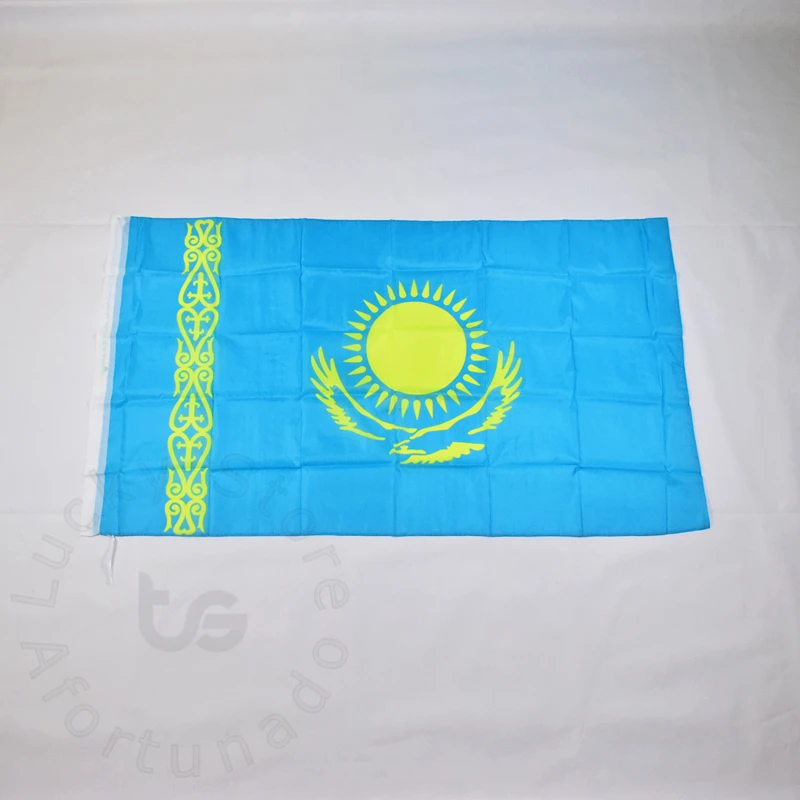 Kazakhstan  90*150cm flag Banner Hanging  National flag  for meet,Parade,party.Hanging,decoration