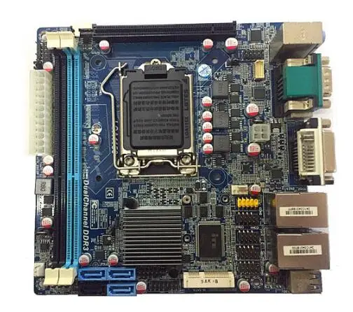 Imagem -02 - Original Mini-itx Mainboard para o 4th Intel Core i3 i5 Cpu H81 B85 Incorporado Placa-mãe Ivybridge com com Lan Lvds Dvi Novo