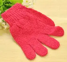 

Fast shipping scrub bath glove Five fingers Bath Gloves hammam scrub mitt magic glove exfoliating