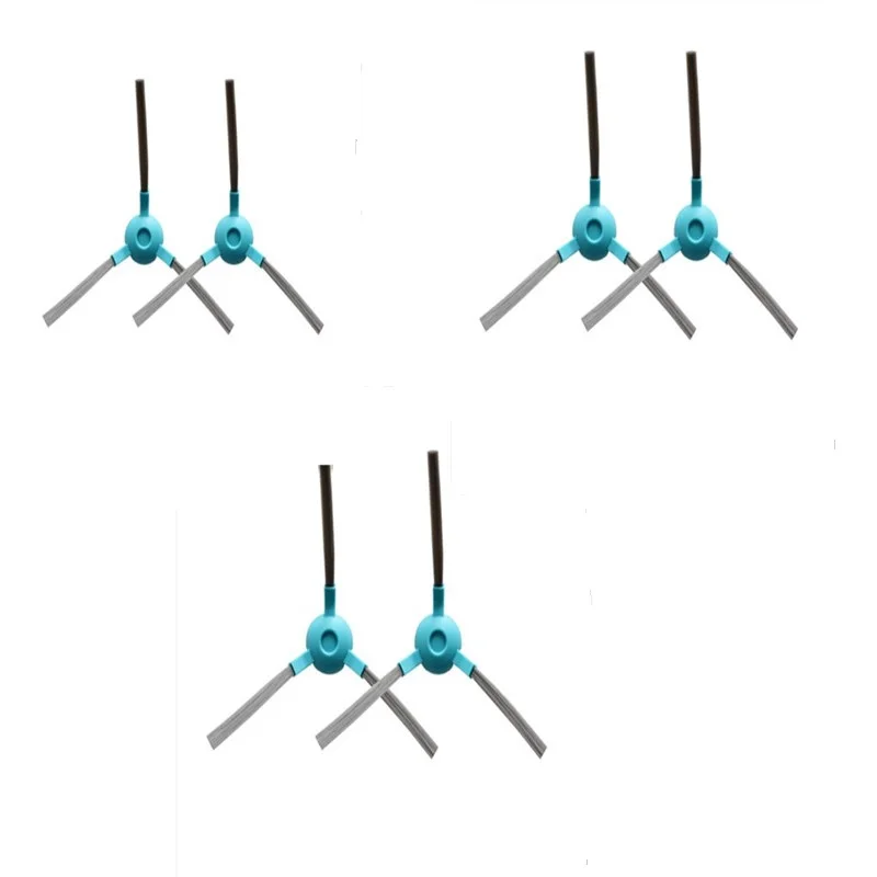 Escovas laterais para aspirador robótico, Conga 1390, 1290, Série y, Peças e Acessórios