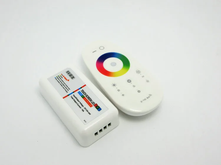 18A DC12-24V RGB led controller 2.4G touch screen RF remote control for led strip/bulb/downlight