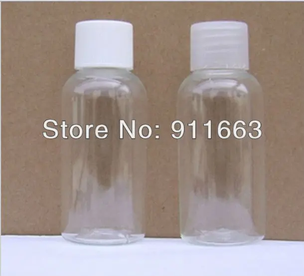 

40ml, 50pieces, transparent PET Cosmetics refillable plastic bottles, bottlel for fragrance,floral water etc