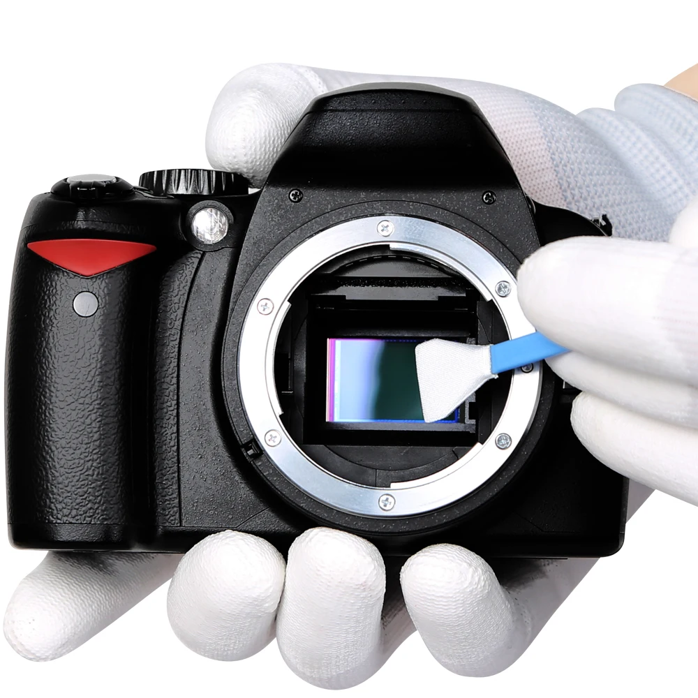 VSGO APS-C Sensor Swab Pembersih Kering Bebas Debu Swab Tertutup Vakum untuk Mirrorless DSLR CCD CMOS