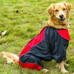 Pet Big Dog Raincoat Waterproof Clothes For Small Large Dogs Jumpsuit Breathable Rain Coat Labrador Chihuahua Pug Cloak