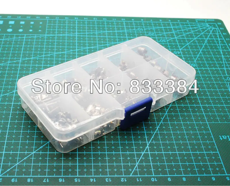 Top 50pcs 4 Wire 2 Phase micro stepper motor Miniature stepper motor Ten Types with Plastic Tool Box