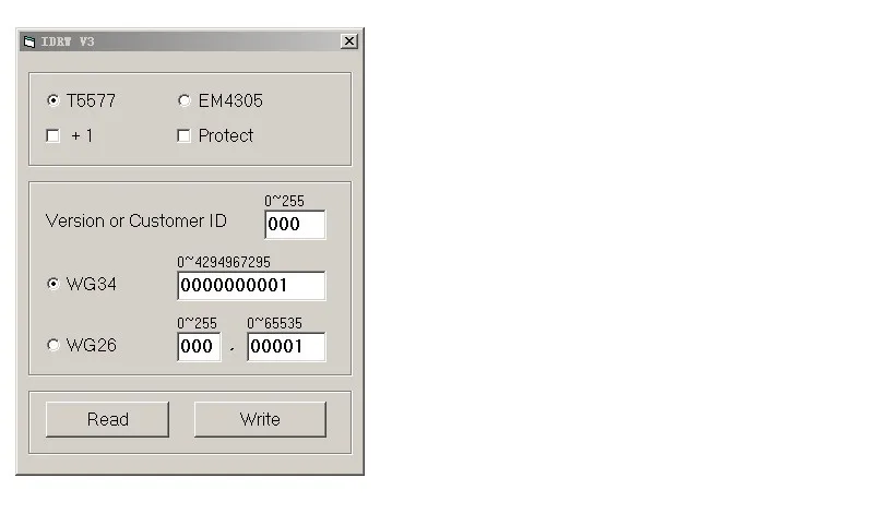 リーダー/ライター/プログラマーカード,idアクセス制御ギフトタグカードのコピー,125khz em4100/em4200 t5577,新バージョン