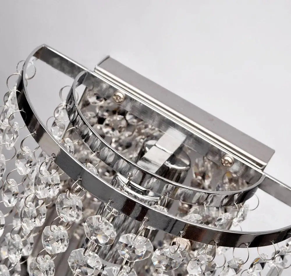 Modern Fashion Wall Lamps Crystal Wall Light Bed-lighting Crystals E14 Arandela Parede Home Decor Lighting Fixtures