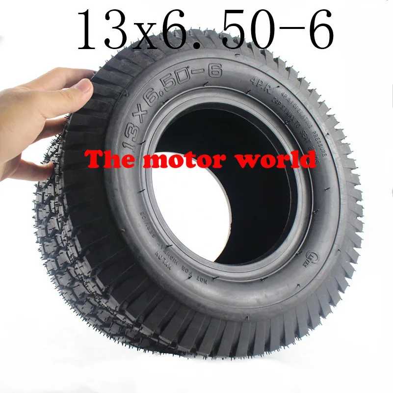 Free Shipping New Tubeless Tire 13x6.50-6 for ATV QUAD Golf Buggy Mower Go-kart Lawnmowers