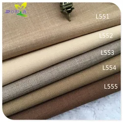 1M/Worsted wool fabric Beige winter 2016 small suit cloth pants vest uniform solid material