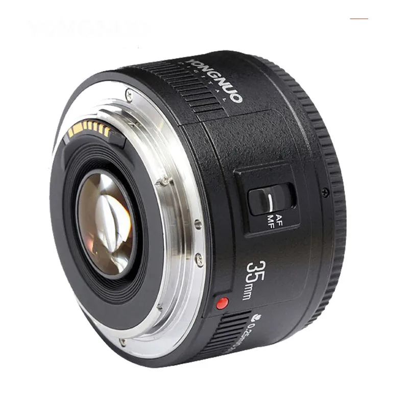 YONGNUO – objectif autofocus à grande ouverture pour appareil photo DSLR, pour Canon EOS 5DII 5DIII 650D 600D 450D 60D 7D 7DII 6D 30D, 35mm