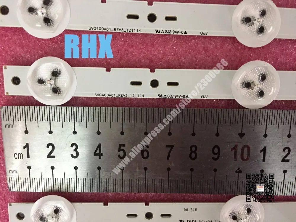 FOR SONY  SVG400_REV3_121114, SVG400A81-REV3-121114   is used 1piece=5LED 395MM