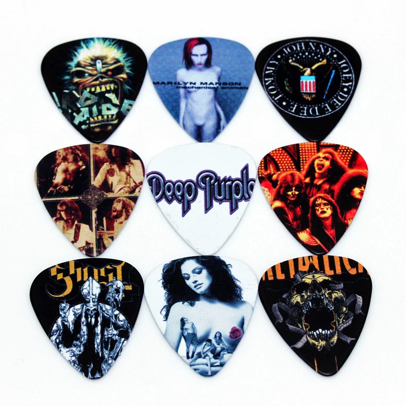 SOACH 10pcs Newest rock Guitar Picks Thickness 0.71mm Guitar Accessories for uklele