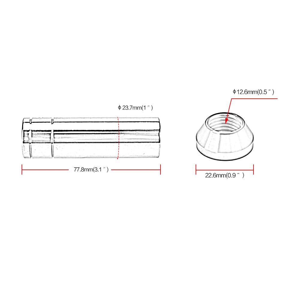 20PCS Colorful conical Seat Safety Car Wheel Bolts Stud Wheel Nuts M14x1.5 M14x1.25 M12x1.5 M12x1.25For BMW VW BENZ