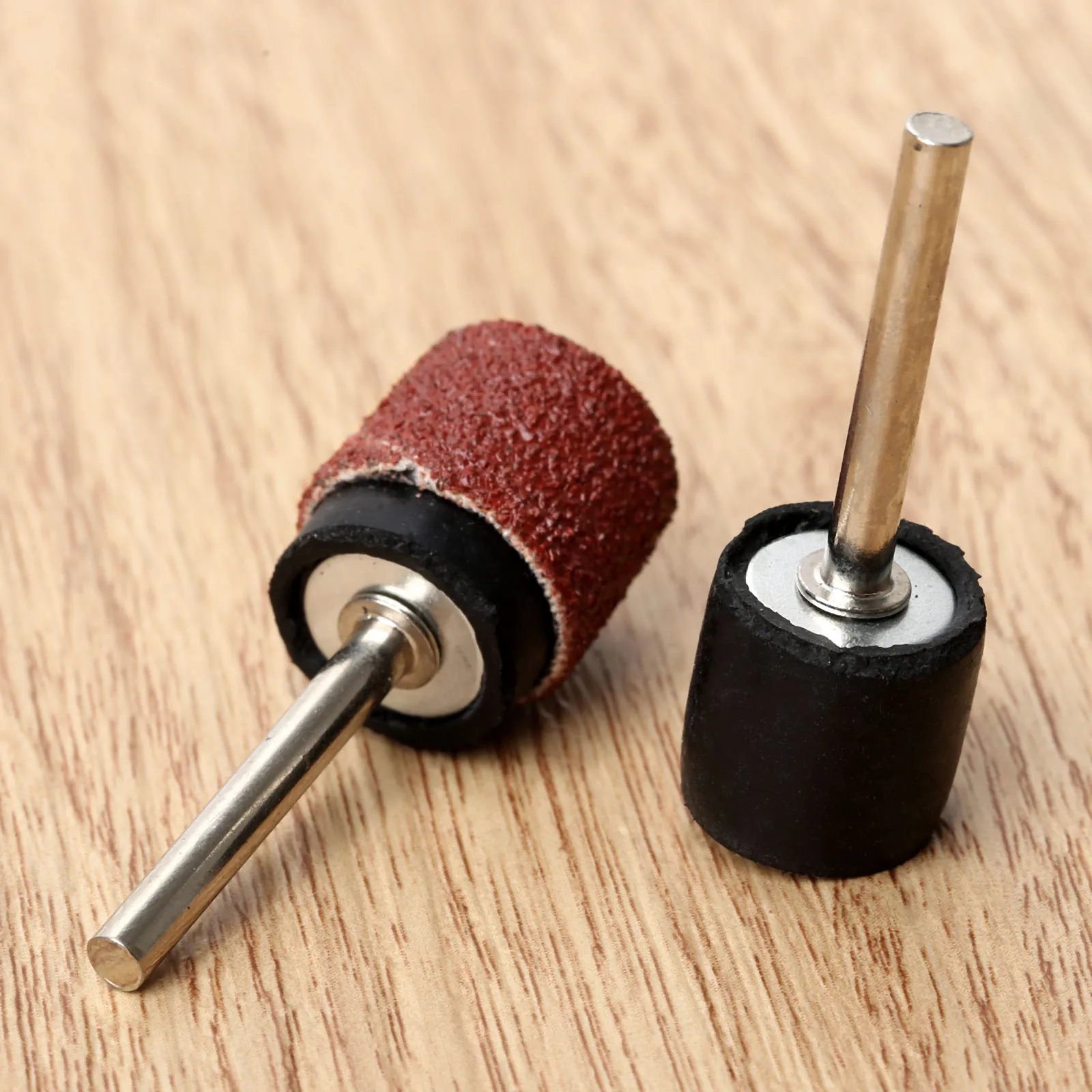 10Pc Dremel Accessories 6.35mm Drum Rubber Mandrel 2.35mm Shank Rod for Sander Sanding Grinding Polishing Fit Dremel Rotary Tool