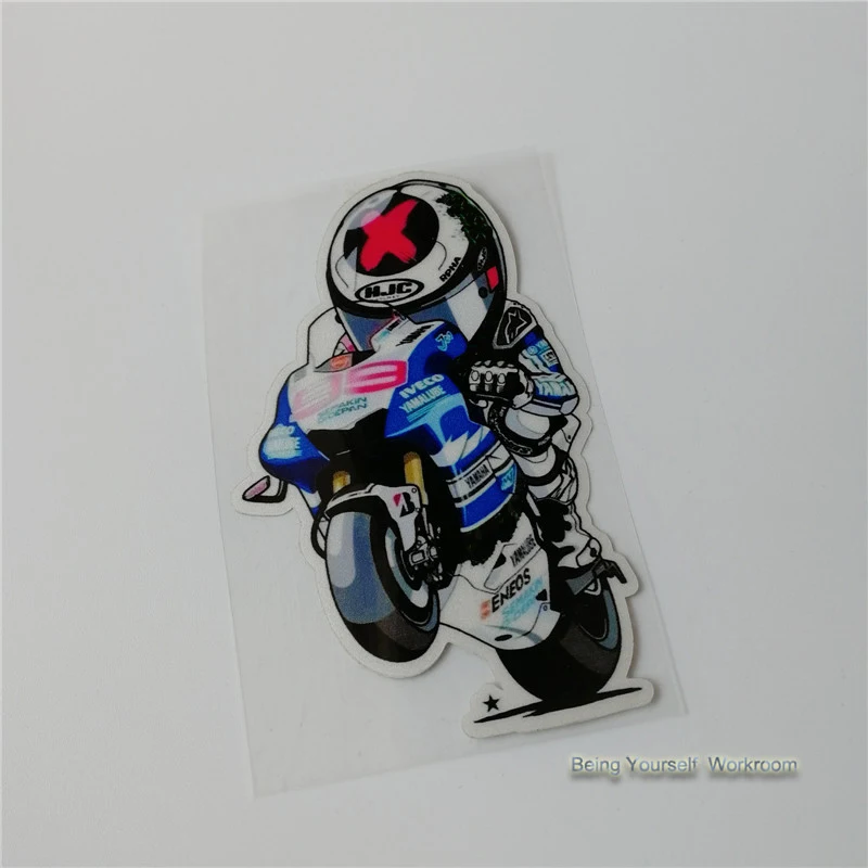 Jorge Lorenzo 99 Stickers  Motocross Helmets Decal Motorcycle Modified Racing  Bike Car Stickers Reflective