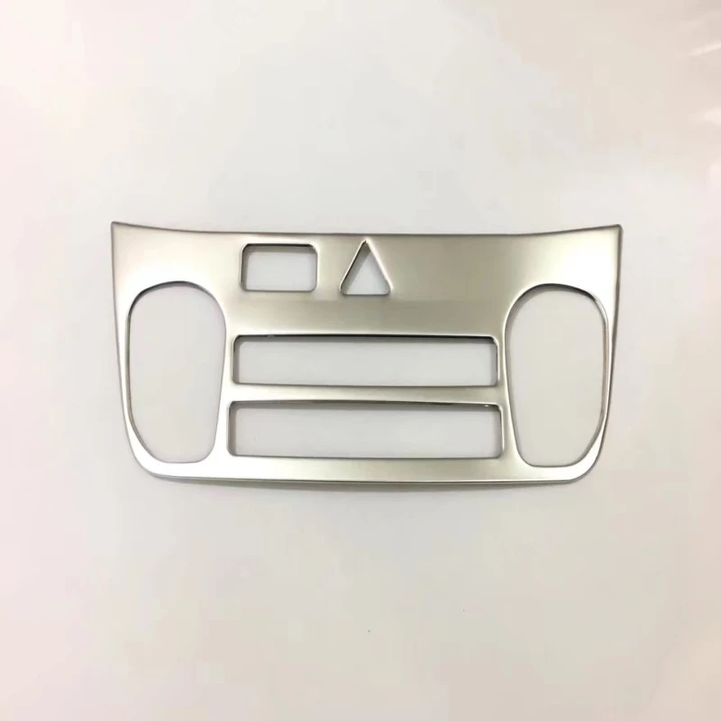 For Hyundai ix35 2018 Air Conditioning Rotating Switch Central Control Panel Cover Frame Trim ABS Chrome Car-styling