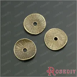 Wholesale 6mm/9mm/15mm Antique Bronze Round Alloy Spacer Diy Jewelry Findings Accessories 50pcs~200pcs(JM6216)