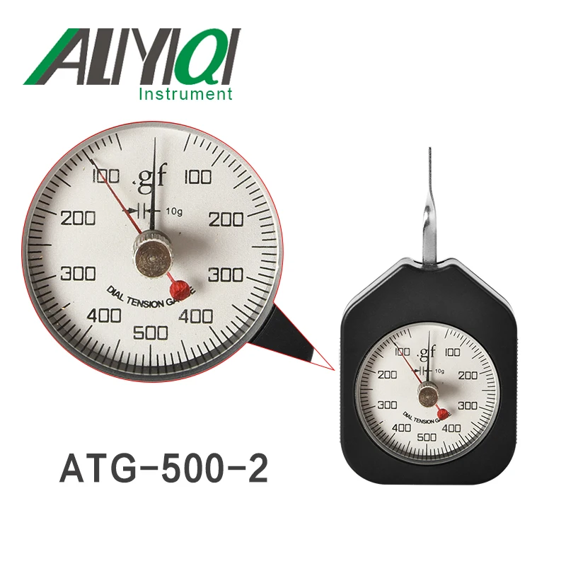 ATG-500-2 Dial Tension Meter Analog Force Gauge Double Pointer Force Tools