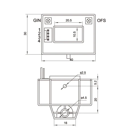Fast Free Ship Hall current sensor HCS-BS 300A 400A 500A 600A