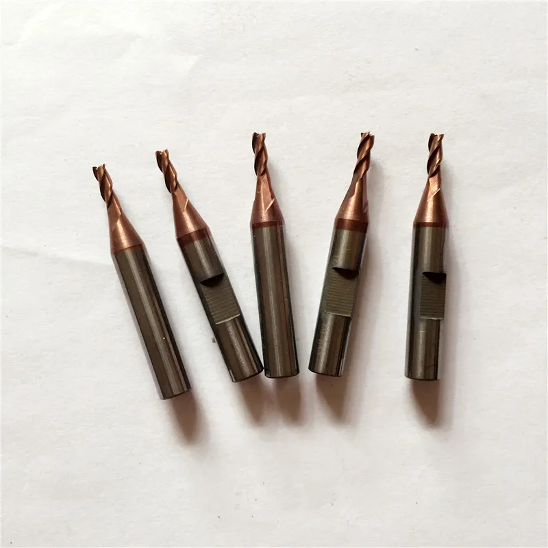 4pcs/lot Original Quality Tungsten steel CONDOR Mini XC-007 carbide end milling cutter Key Cutter 2.5MM with slot XC MINI Probe