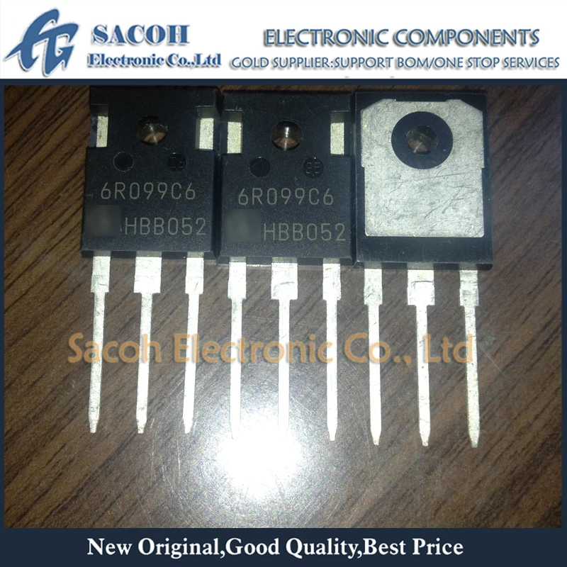 

Refurbished Original 10Pcs/Lot IPW60R099C6 6R099C6 OR IPW60R099P6 6R099P6 OR IPW60R099P7 60R099P7 TO-247 38A 600V Power MOSFET