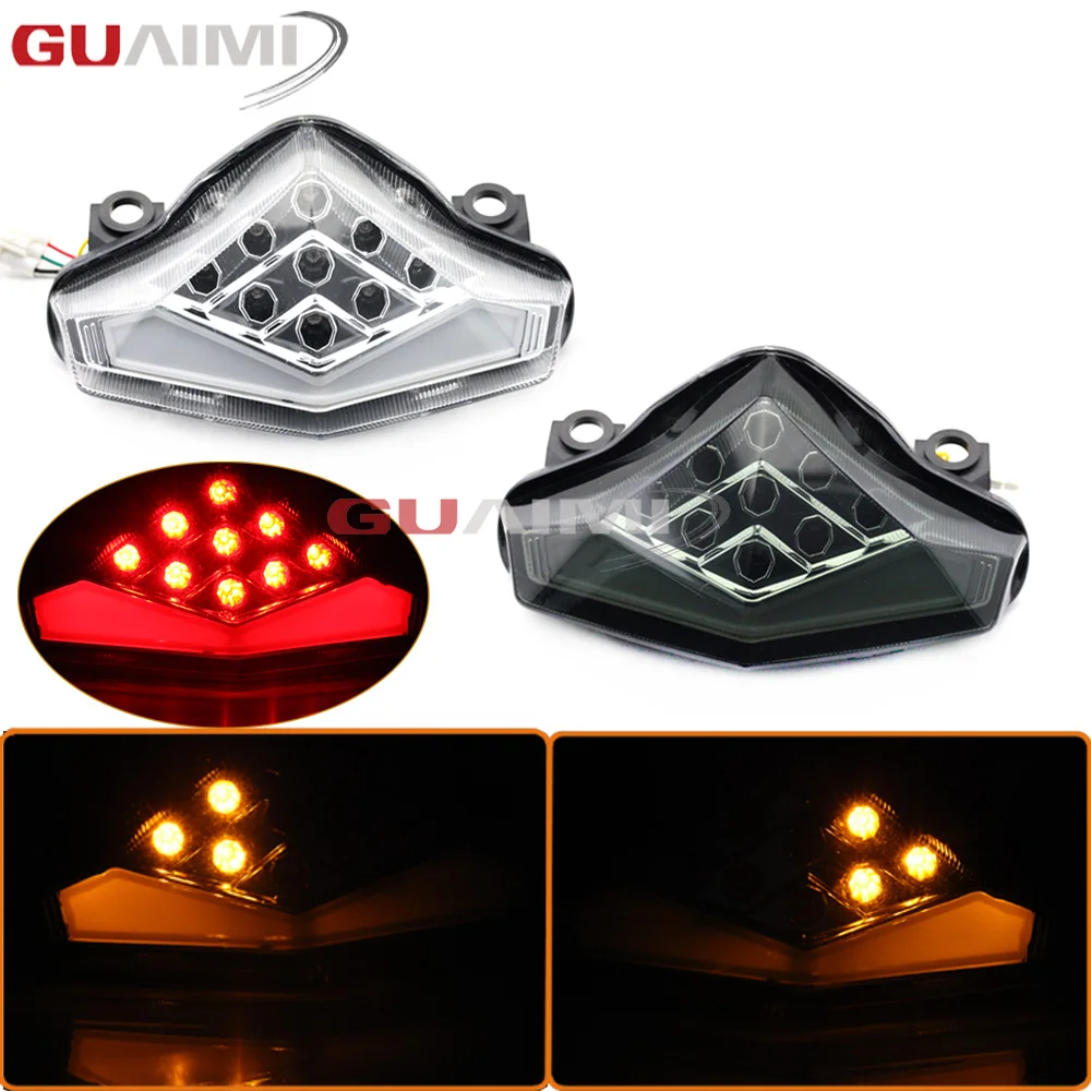 Motorcycle LED Bulb Tail Light Assembly Moto Brake Turn Signal Flasher Accessories For Kawasaki ER6 ER6N ER6F NINJA 650R 12-2016