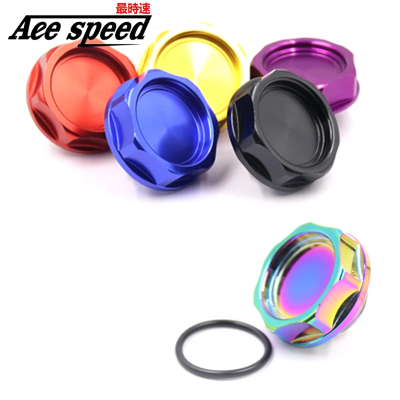 

Aluminum Racing Oil Cap For Honda civic For oil filler cap cover with LOGO For mugen power Sticker