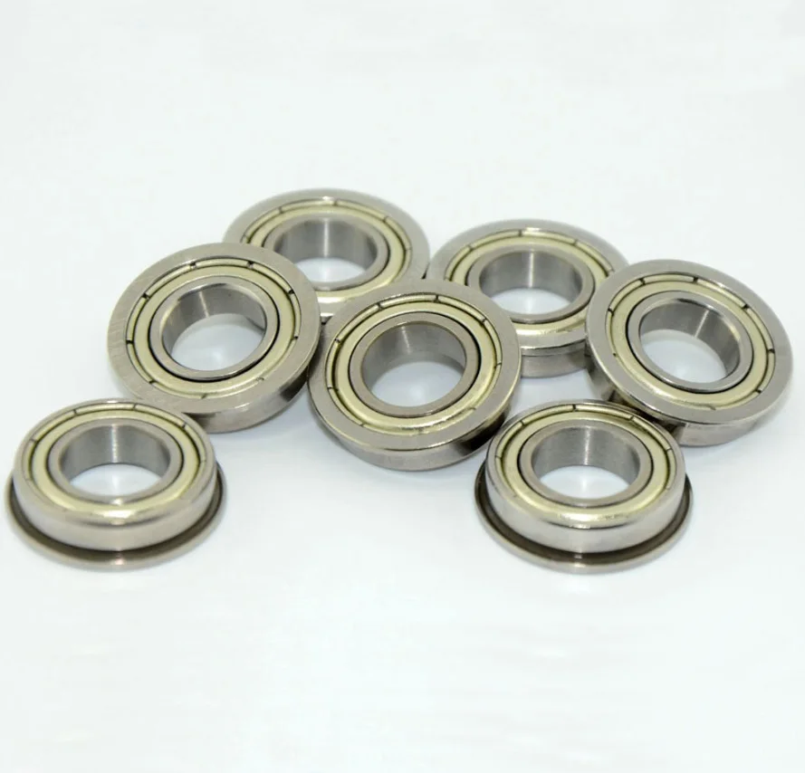 100pcs/lot F6900ZZ F6900Z F6900 ZZ Z 10x22x6 mm flange deep groove Ball Bearing flanged F 6900ZZ 10*22*6mm