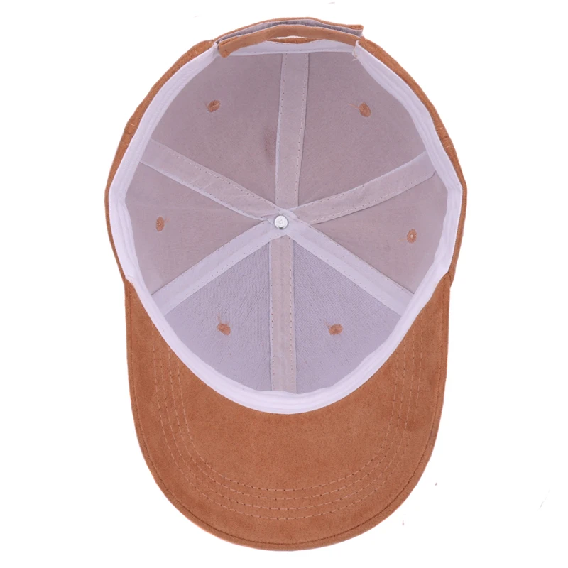 Plain Suede baseball caps with no embroidered casual dad hat strap back outdoor blank sport cap and hat for men and women