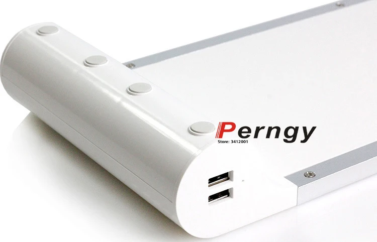 DL-TC1 الألومنيوم سطح المكتب رصد دفتر كمبيوتر محمول حامل الفضاء بار عدم الانزلاق مكتب الناهض مع 4 USB شاحن ل iMac ماك بوك برو