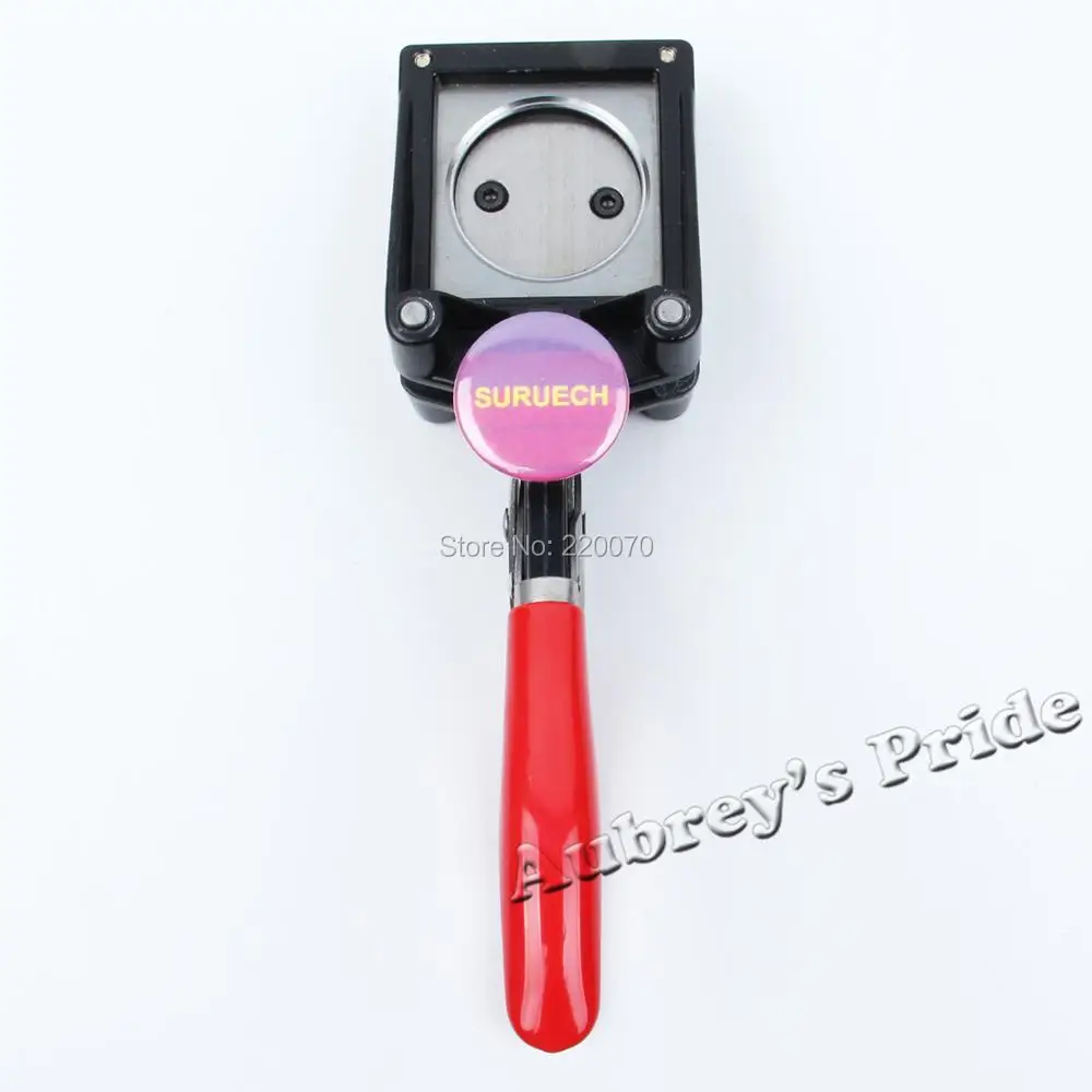 NEU Handgehaltener manueller runder Stanzschneider für 1" 25 mm Knöpfe (tatsächliches Schneiden der Größe 35 mm) Papier-Grafik-Stanzformschneider für Pro Button Maker – Detail 4