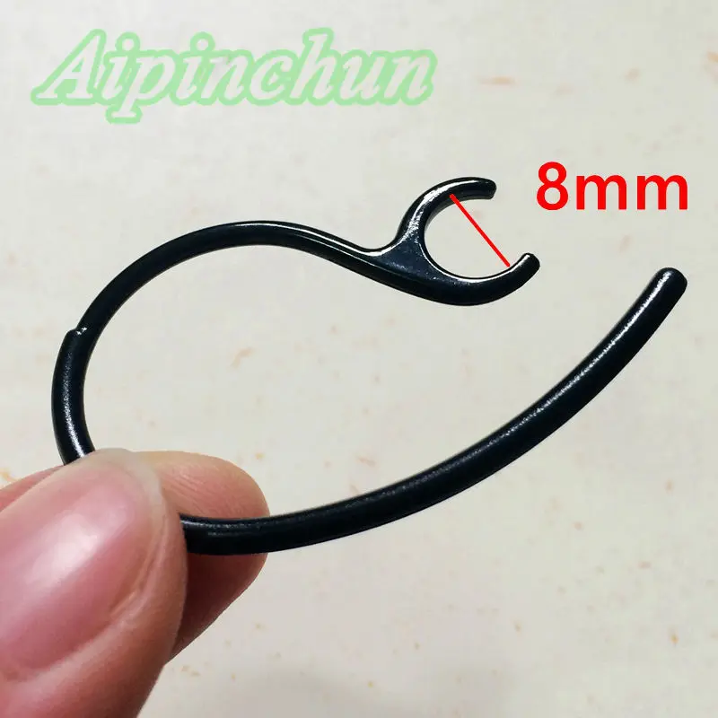 3Pcs 8mm Ear Hook Loop Clip Clamp EarHook for Jabra EASYGO/EASYCALL/CLEAR/TALK Fit for Bluetooth-Compatible Headset Headphone