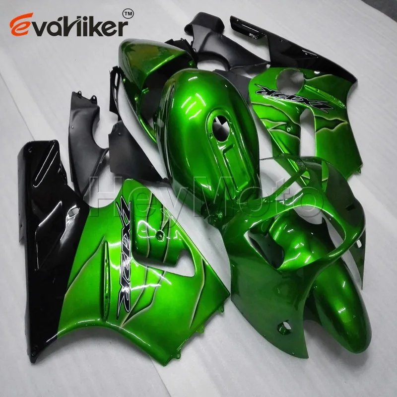 

Custom Motorcycle Fairings Full Set ZX12R 2000 2001 Green Color Injection Mold Body Kit OEM Replacement