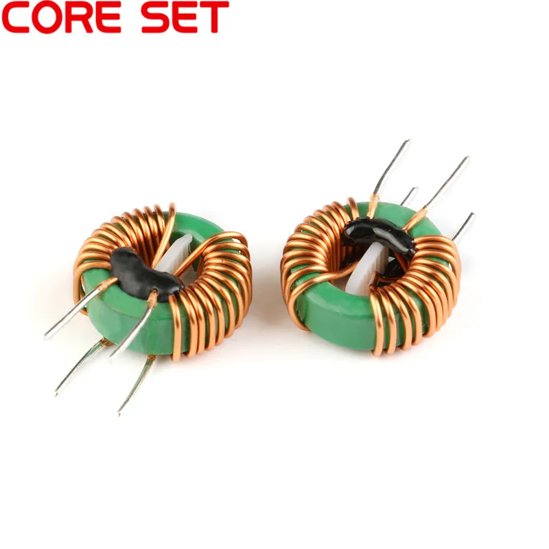 5pcs 2MH 10A Annular Common Mode Filter Inductor 1.0 Wire Choke Ring Inductance 22*14*8mm