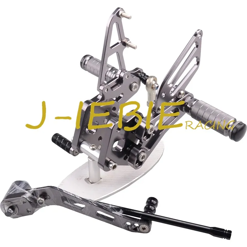 

CNC Racing Rearset Adjustable Rear Sets Foot pegs For Suzuki GSXR 600 750 GSXR600 GSXR750 2006 2007 2008 2009 2010 K6 TITAINUM