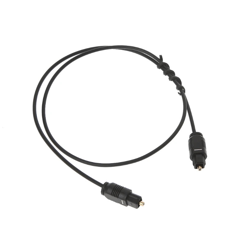 Black Digital Optical Audio Cable For Toslink SPDIF DVD CD 0.5m 1m 1.5m 1.8m 3m 5m 8m 10m 12m 15m 20m 25m 30m