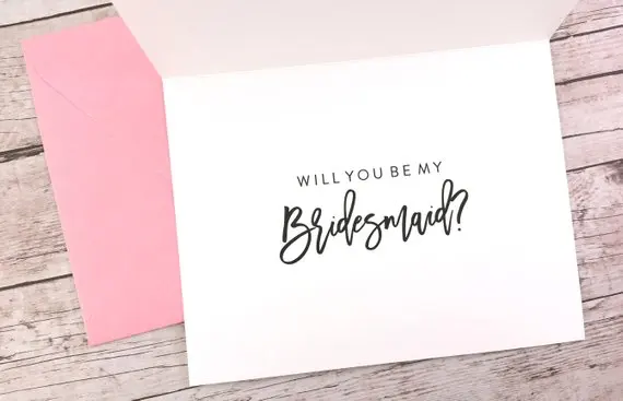 Personalize Pop the Champagne I'm Changing My Last Name Will You Be My Bridesmaid, Maid of Honor, Bridesman Proposal cards image 4