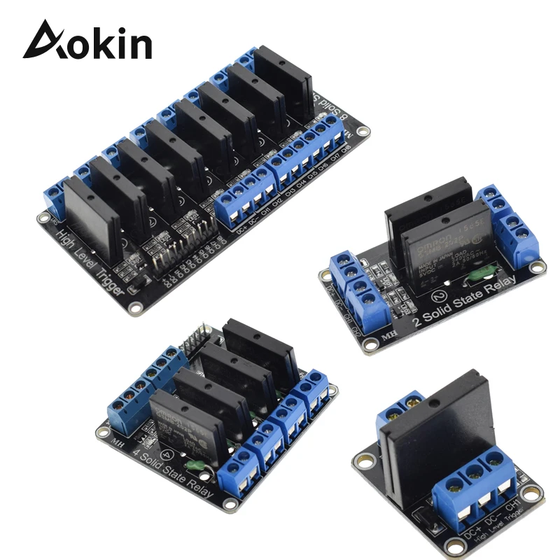 

5V High Level Trigger One Two Four Eight 1 2 4 8 Channel Relay Module Interface Board PIC AVR DSP ARM MCU Shield For arduino