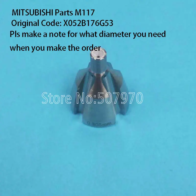 MITSUBISHI Machine Parts Upper & Lower Ruby Wire Guide M117 Guider Code X052B176G53 for CNC Wire Cutting Machine