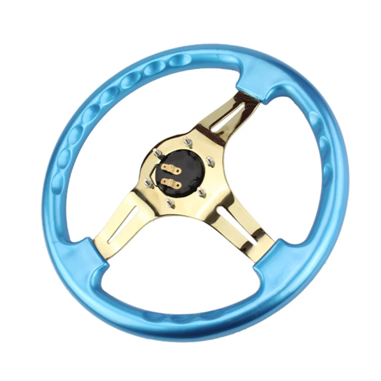 Gold New 350mm 14inch Steering Wheel ABS Steering Wheel